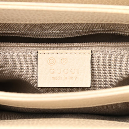 Gucci Dollar Calfskin Interlocking G Crossbody Bag Mystic White 6 of 10