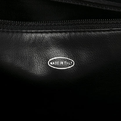 Chanel Lambskin Stitched Briefcase Bag Black 7 of 18