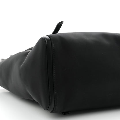 Prada Tessuto Nylon Spazzolato Small Ouverture Top Handle Bag Black 8 of 11