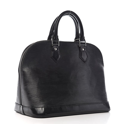 Louis Vuitton Epi Alma PM Black 3 of 20