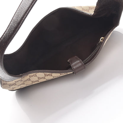 Gucci Monogram Web Jackie O Hobo Dark Brown 5 of 9