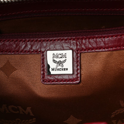 MCM Visetos Large Stark Backpack Scooter Red 8 of 12