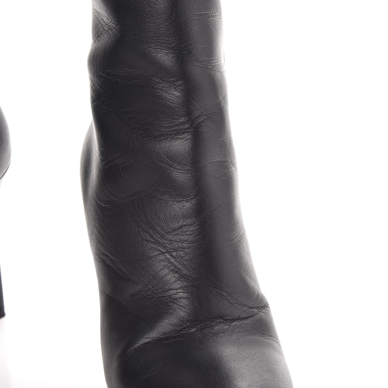 Christian Louboutin Calfskin Botalili 100 Tall Boots 37 Black 9 of 14