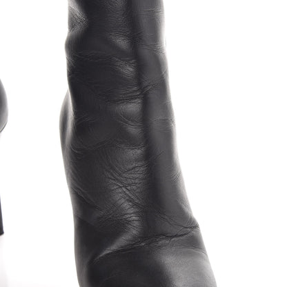 Christian Louboutin Calfskin Botalili 100 Tall Boots 37 Black 9 of 14