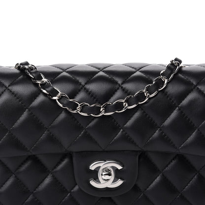 Chanel Lambskin Quilted Mini Rectangular Flap Black 10 of 11