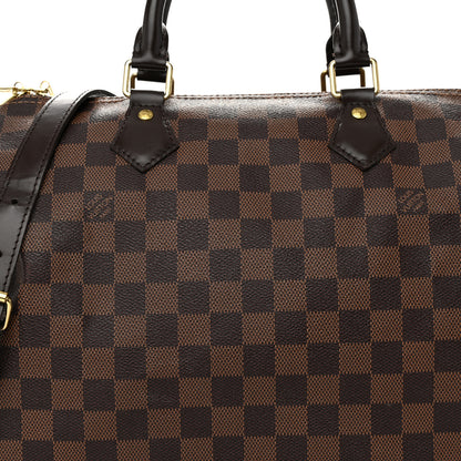 Louis Vuitton Damier Ebene Speedy Bandouliere 30 8 of 11