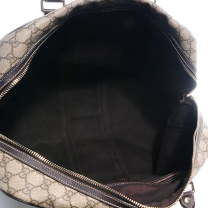 Gucci GG Plus Monogram Web Carry On Duffle Bag Ebony 5 of 9