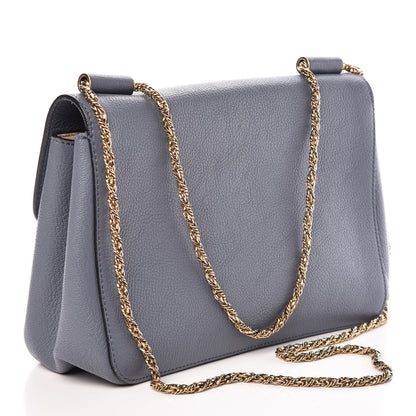 Chloe Goatskin Medium Elsie Shoulder Bag Street Blue 4 of 9