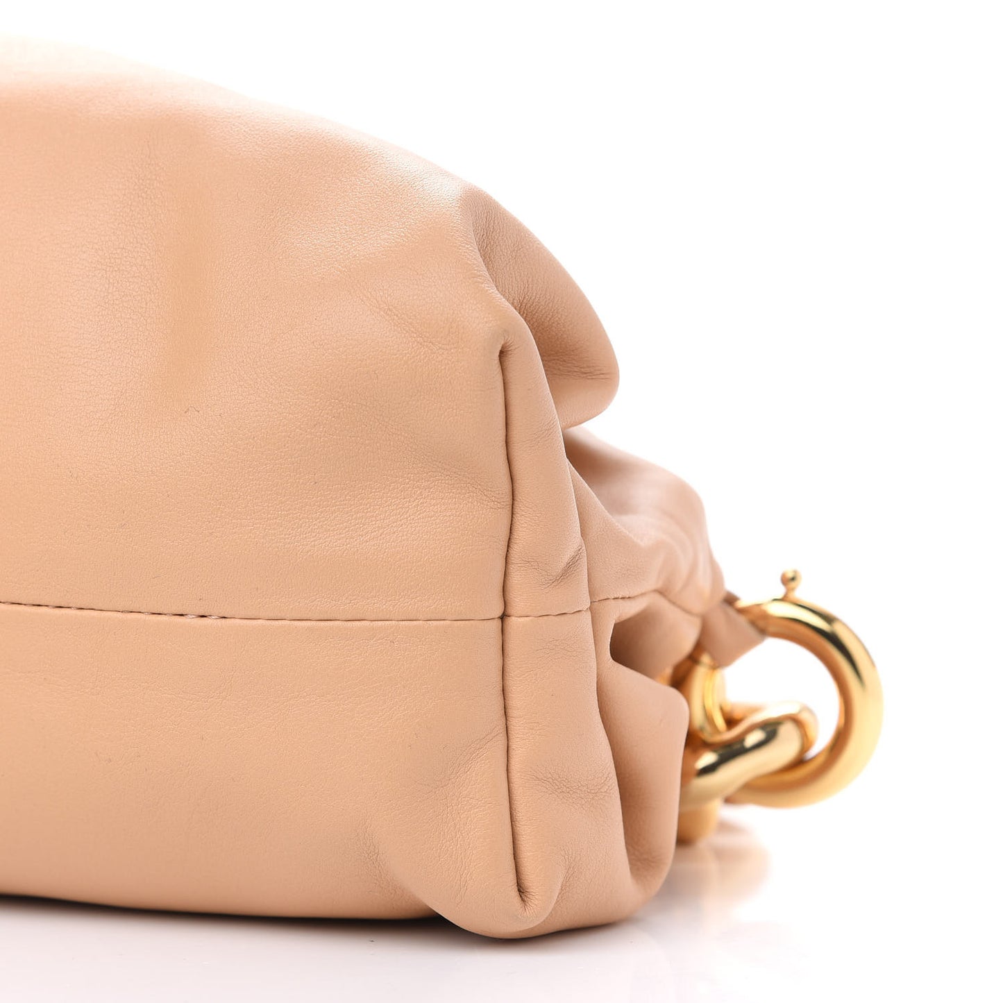 Calfskin The Pouch Chain Almond