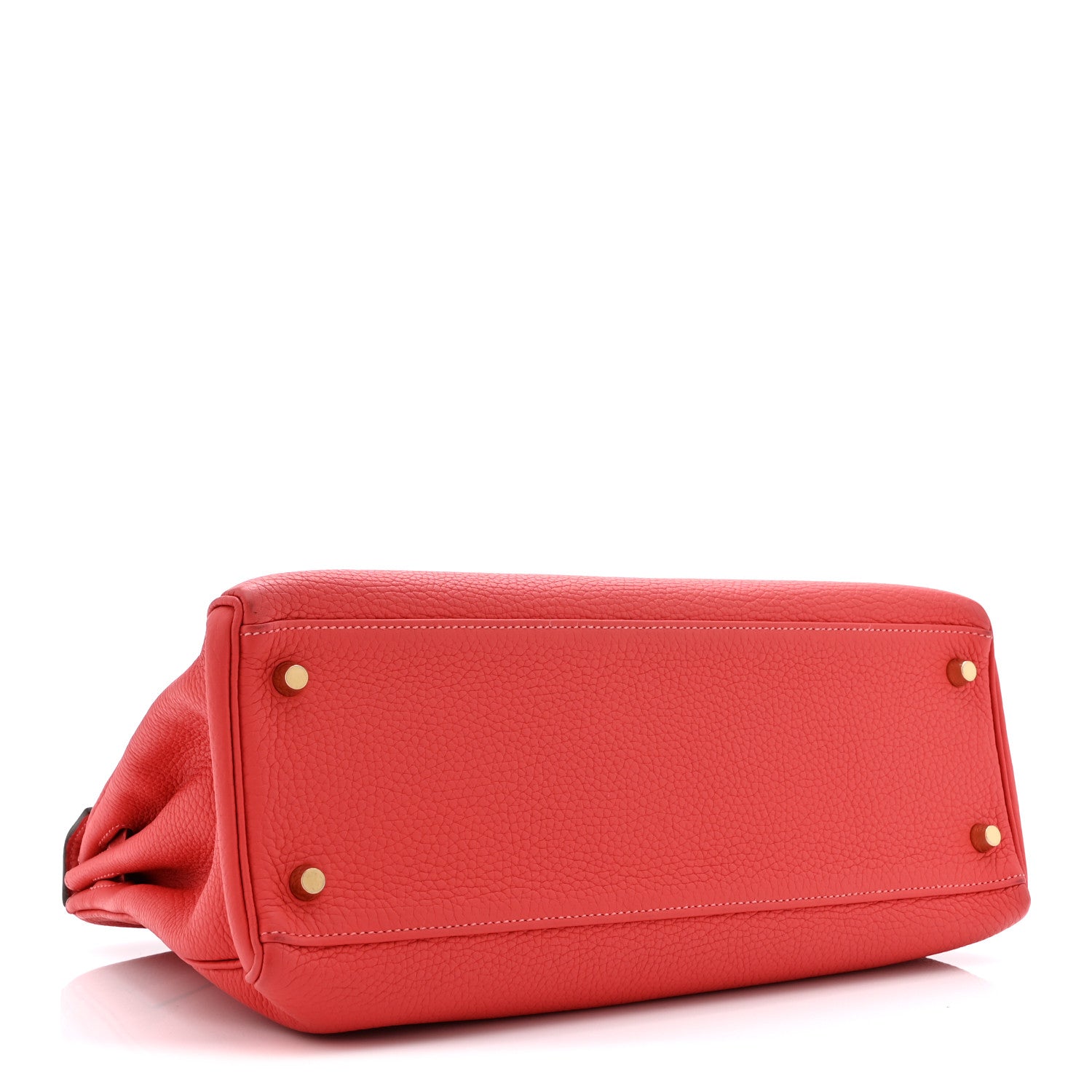 Hermes Togo Kelly Retourne 32 Rouge Pivoine 4 of 10