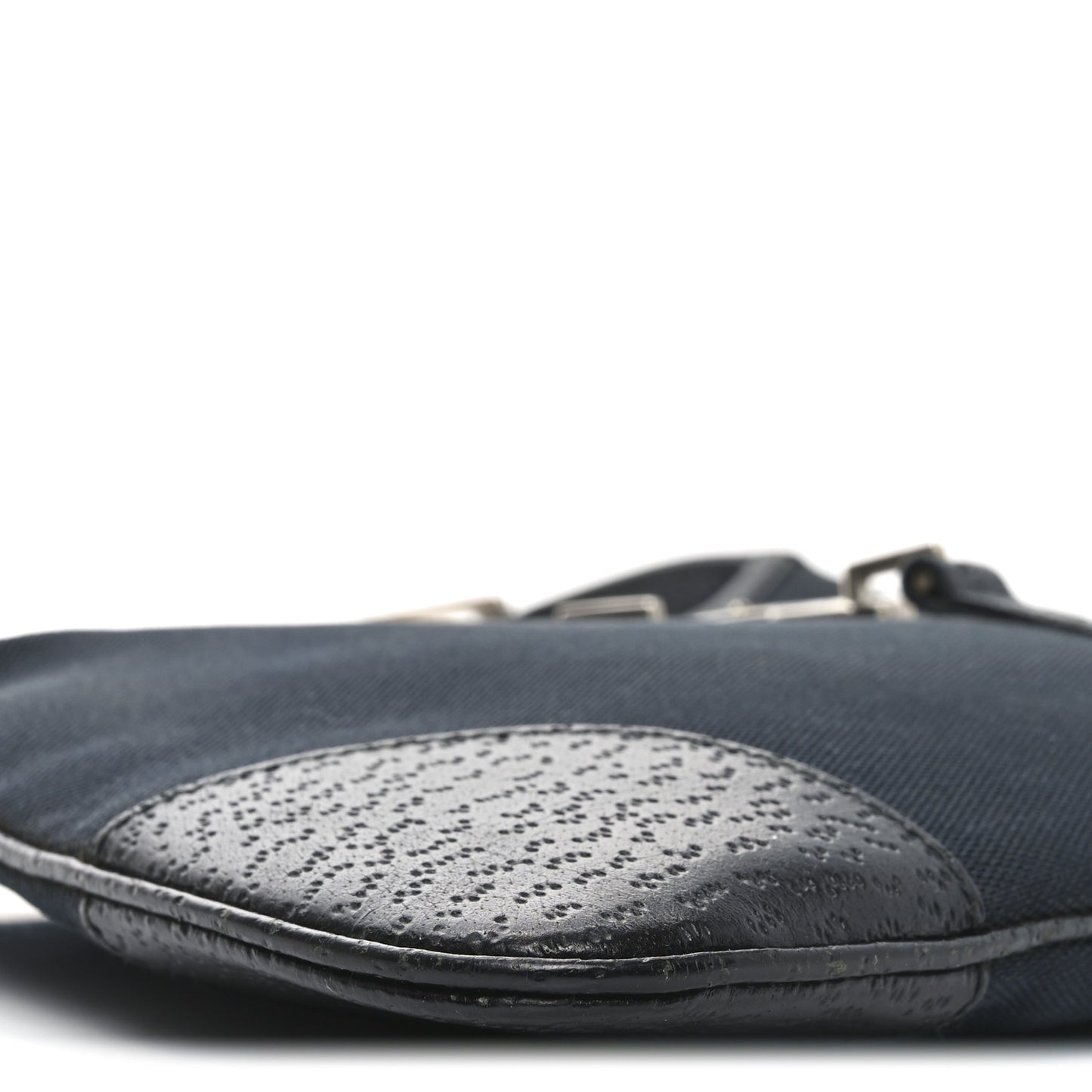 Canvas Bamboo Small Jackie O Hobo Black