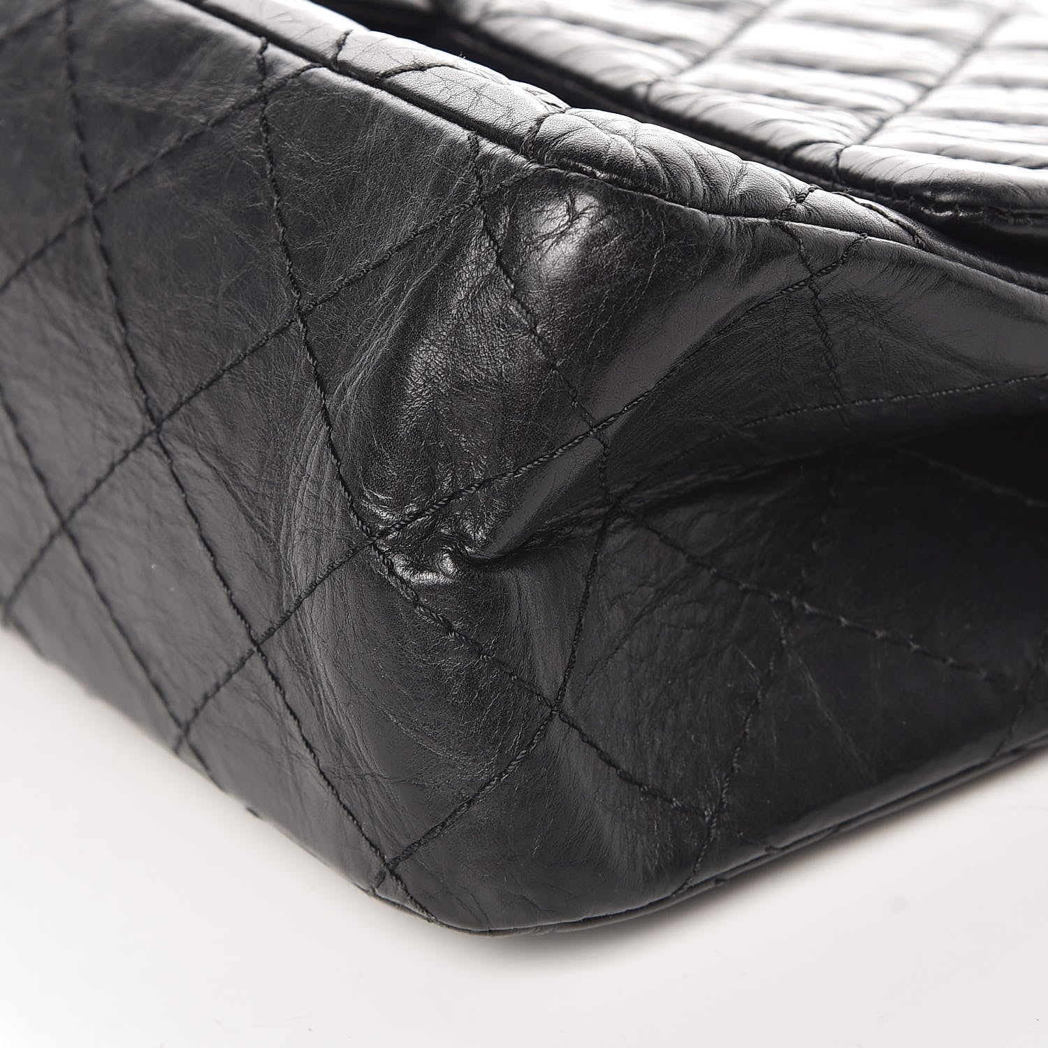 Chanel Aged Calfskin Quilted 2.55 Reissue 226 Flap Black 9 of 12