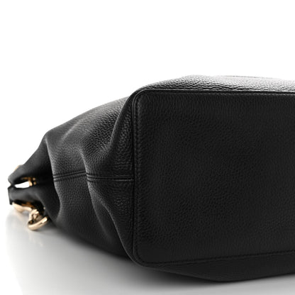 Gucci Pebbled Calfskin Large Soho Hobo Black 9 of 11