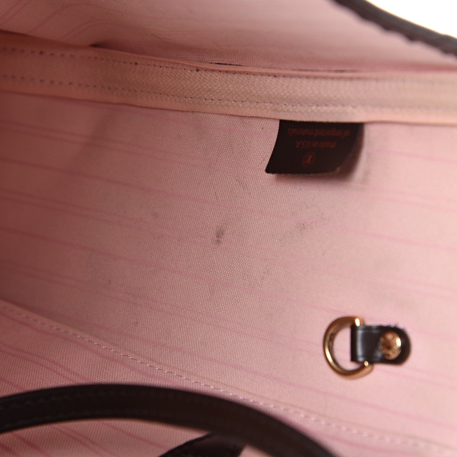 Louis Vuitton Damier Ebene Neo Neverfull MM Rose Ballerine 8 of 21