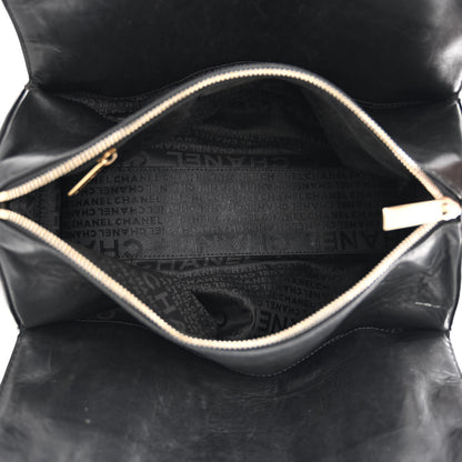 Chanel Lambskin Quilted Chocolate Bar Shoulder Bag Black 5 of 16