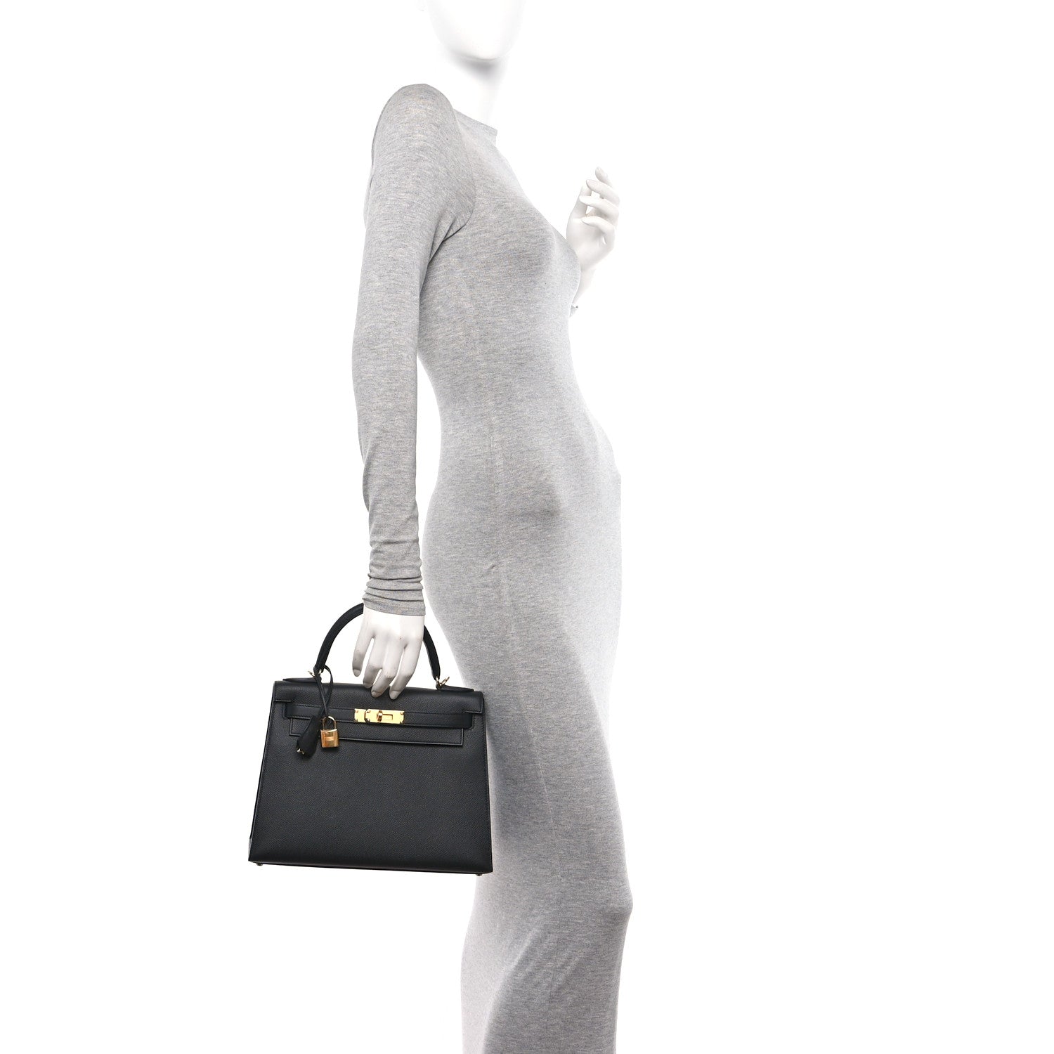 Hermes Epsom Kelly Sellier 28 Black 2 of 12