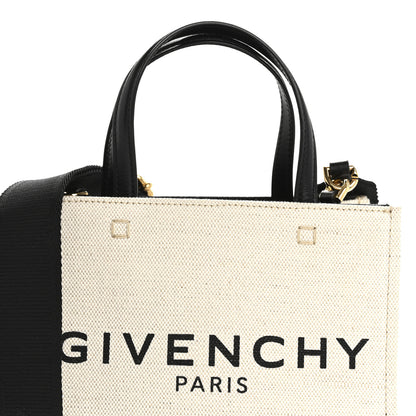 Givenchy Canvas Mini G-Tote White Black 8 of 12