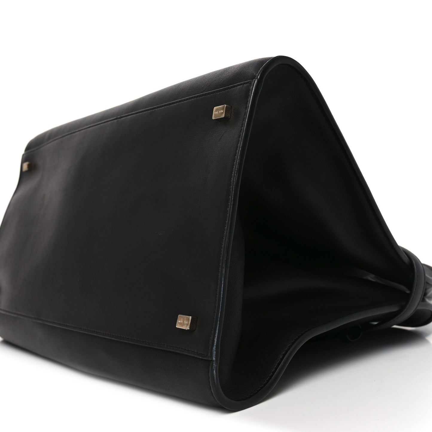 Polished Saddle Calfskin Soft Margaux Belt 15 Black