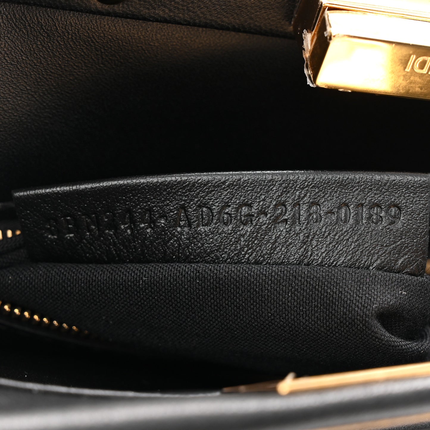 Nappa Mini Peekaboo Iconic Satchel Black