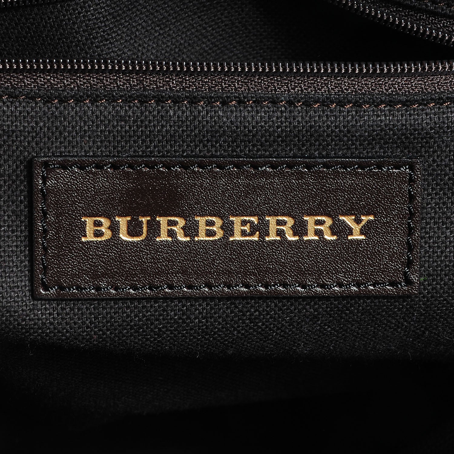 Burberry Haymarket Check Medium Tote Chocolate 9 of 11