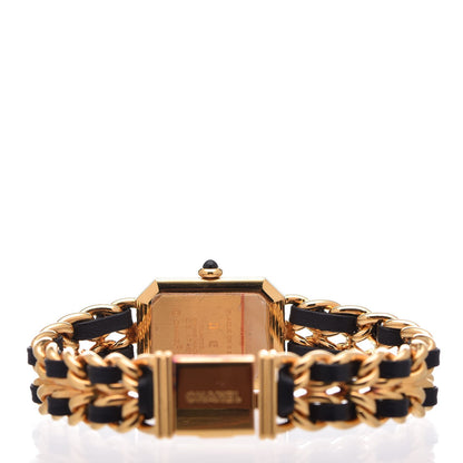 Chanel Stainless Steel Lambskin 20mm Chain Premiere Quartz Watch Gold L 5 of 8