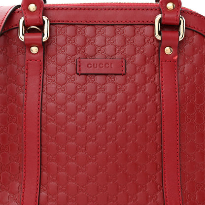 Gucci Soft Microguccissima Mini Dome Bag Rosso 9 of 12