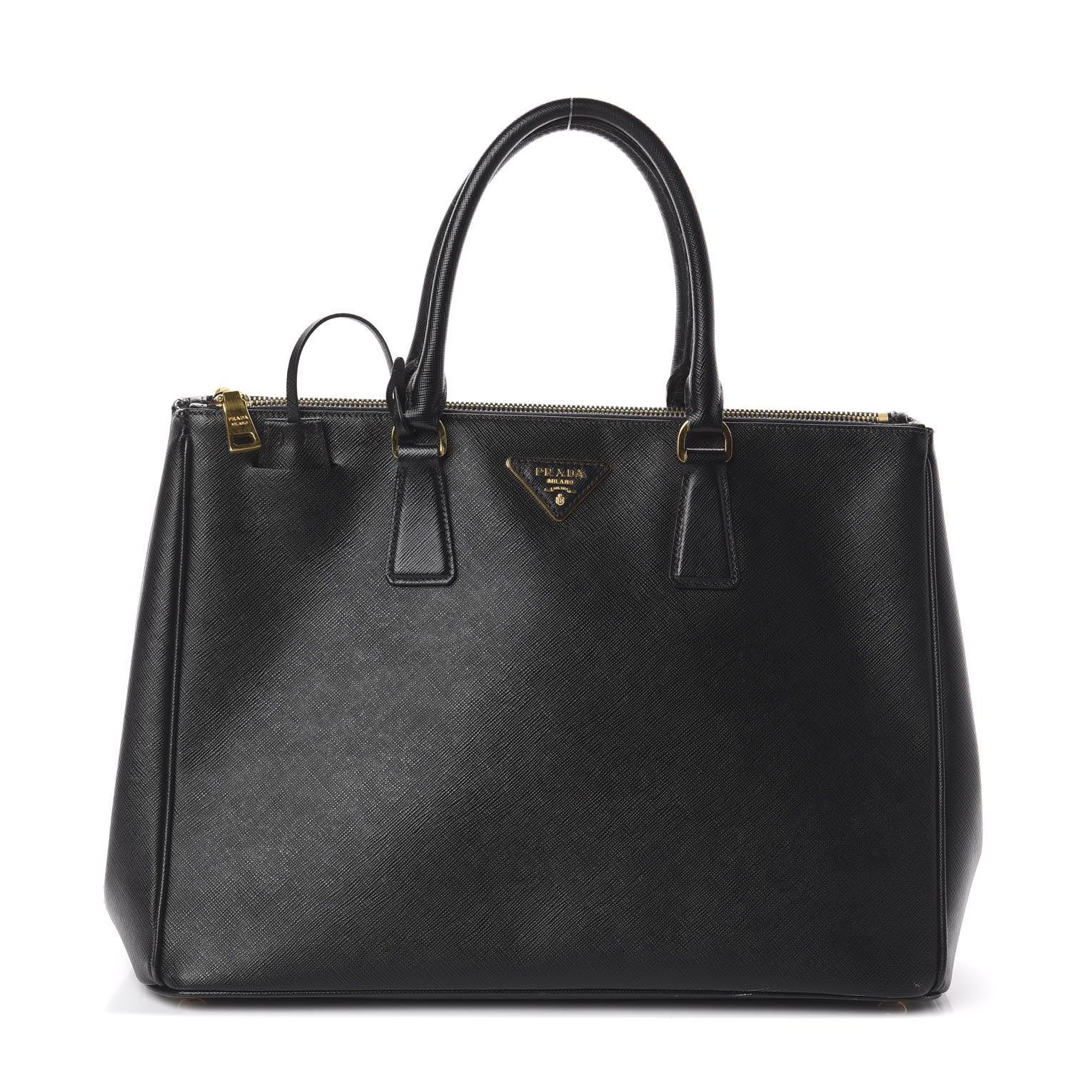 Prada Saffiano Large Galleria Double Zip Tote Black 1 of 8