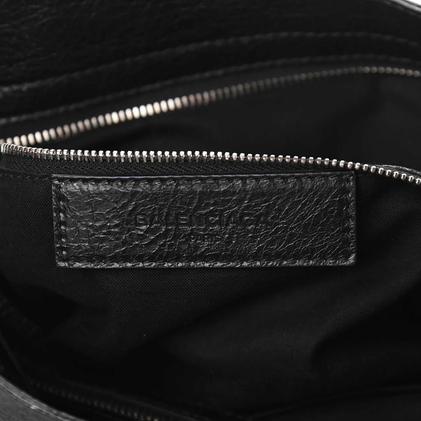 Agneau Classic Silver Hardware Velo Black