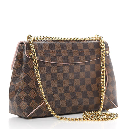 Louis Vuitton Damier Ebene Caissa Clutch Rose Ballerine 3 of 11