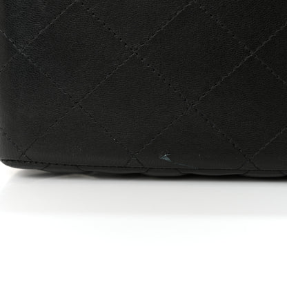 Chanel Lambskin Quilted Jumbo Double Flap Black 13 of 13