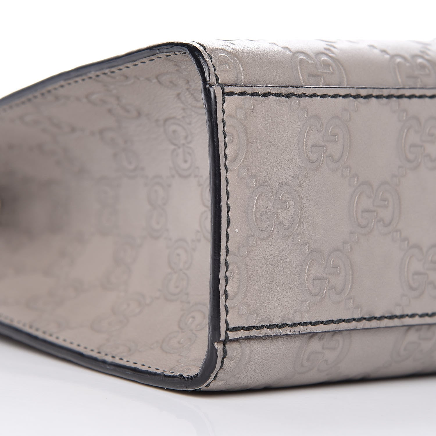 Gucci Soft Guccissima Medium Emily Chain Shoulder Bag Storm Grey 8 of 9