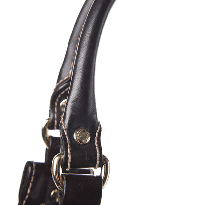 Gucci Monogram Studded Pelham Tote Dark Brown 11 of 12