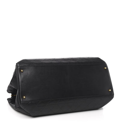 Chanel Calfskin Stitched Shopper Tote Black 4 of 10