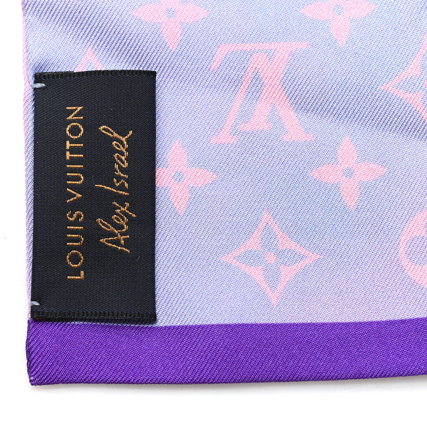 Silk Monogram Desperado Bandeau Blue