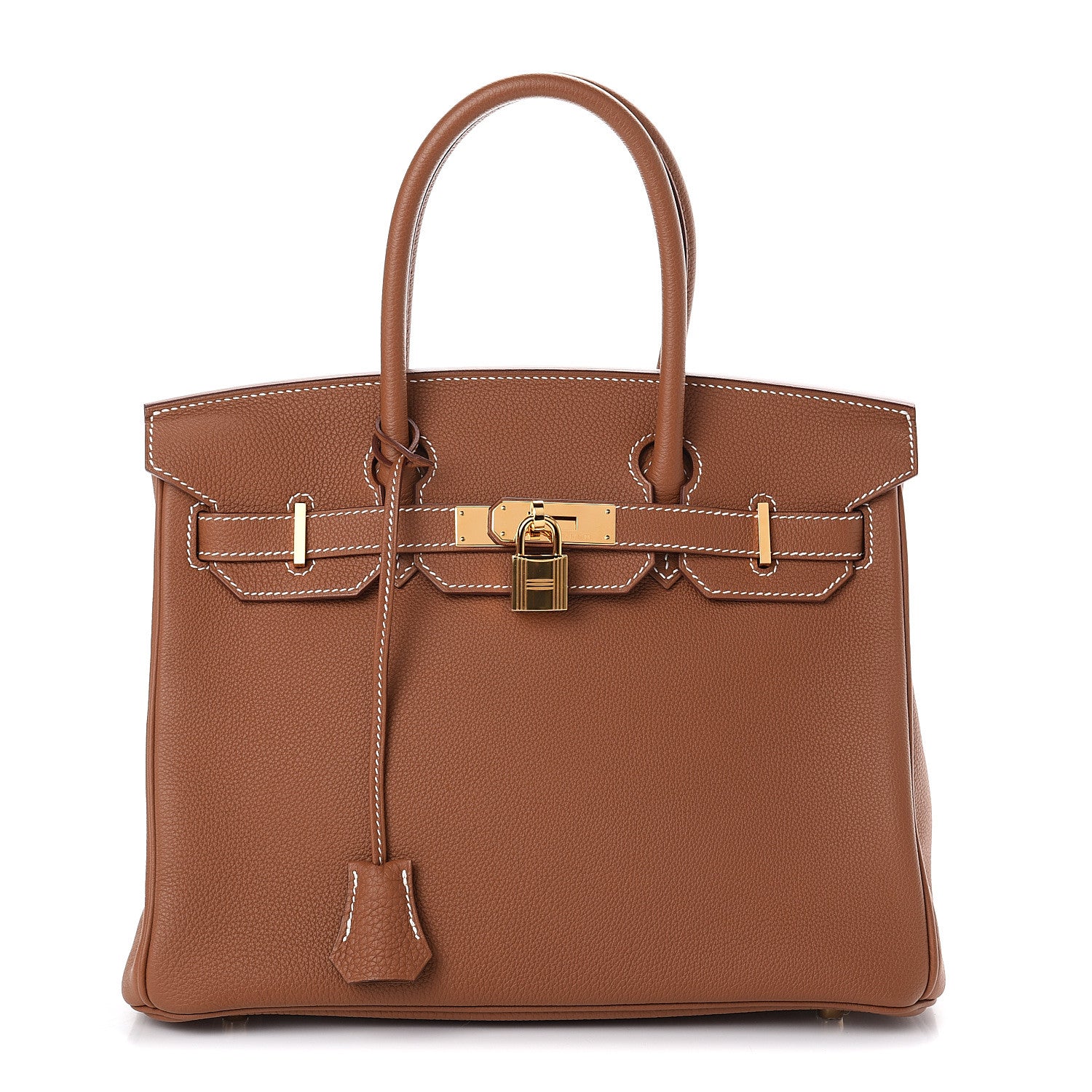 Hermes Taurillon Maurice Birkin 30 Gold 1 of 8