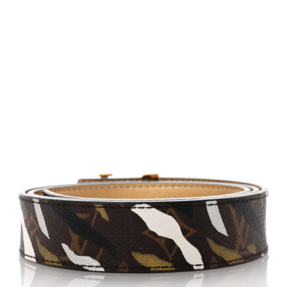 Louis Vuitton X LOL Monogram Belt 85 34 Gold Silver 2 of 5