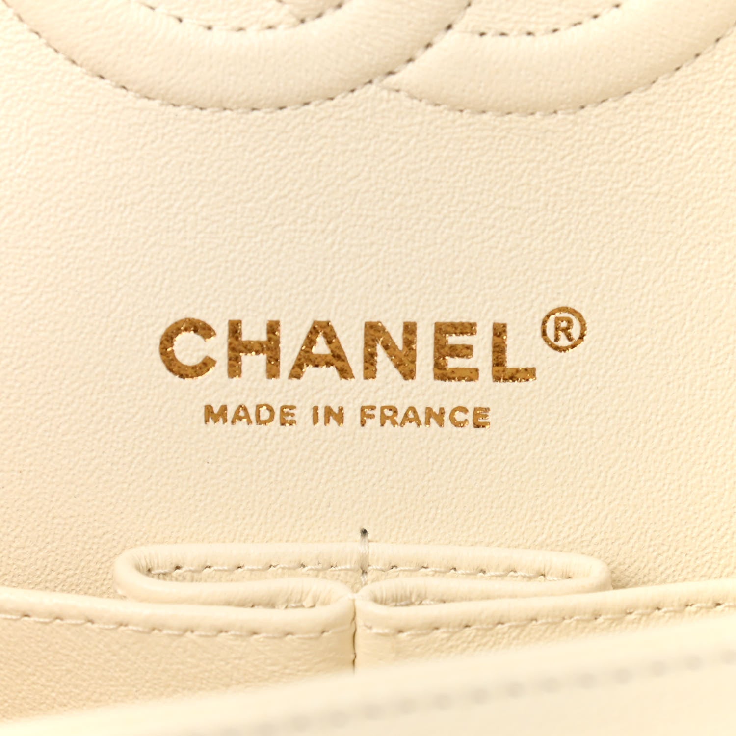 Chanel Caviar Quilted Medium Double Flap White 6 of 11