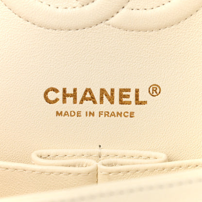 Chanel Caviar Quilted Medium Double Flap White 6 of 11