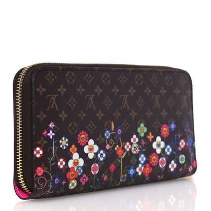 Louis Vuitton LV X TM Monogram Flowers Zippy Wallet 3 of 12