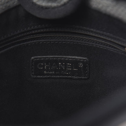 Chanel Canvas Mini Deauville Tote Grey 6 of 10