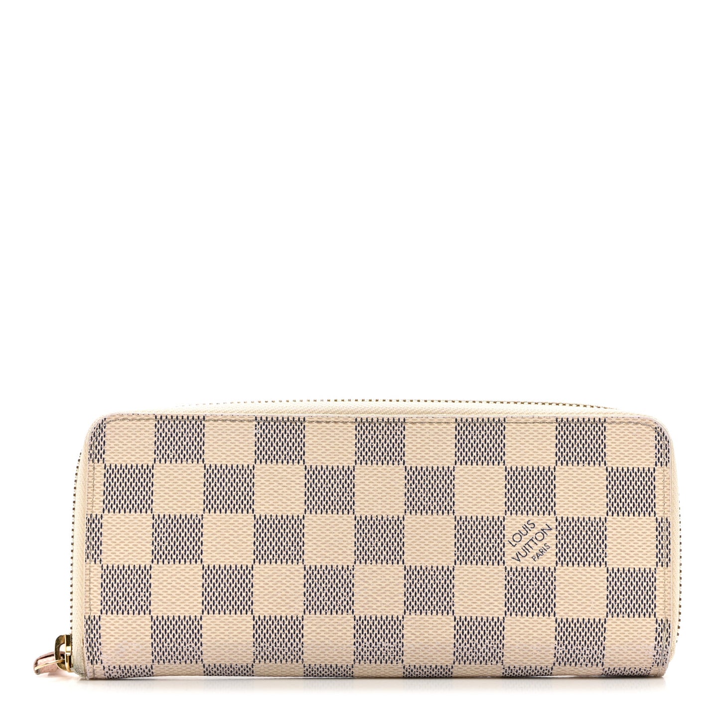Damier Azur Clemence Wallet Rose Ballerine