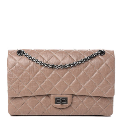 Chanel Aged Calfskin Quilted 2.55 Reissue 226 Flap Light Brown 1 of 9
