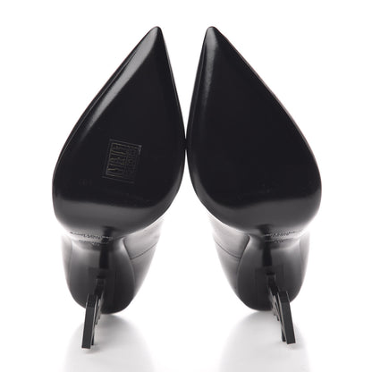 Saint Laurent Calfskin Opyum 100 Pumps 40 Black 5 of 9