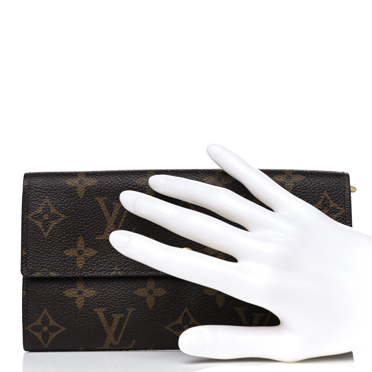 Louis Vuitton Monogram Sarah Wallet 2 of 12