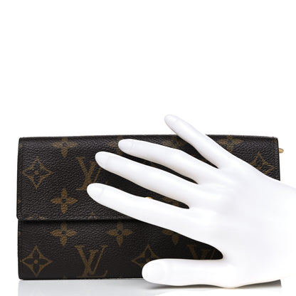 Louis Vuitton Monogram Sarah Wallet 2 of 12