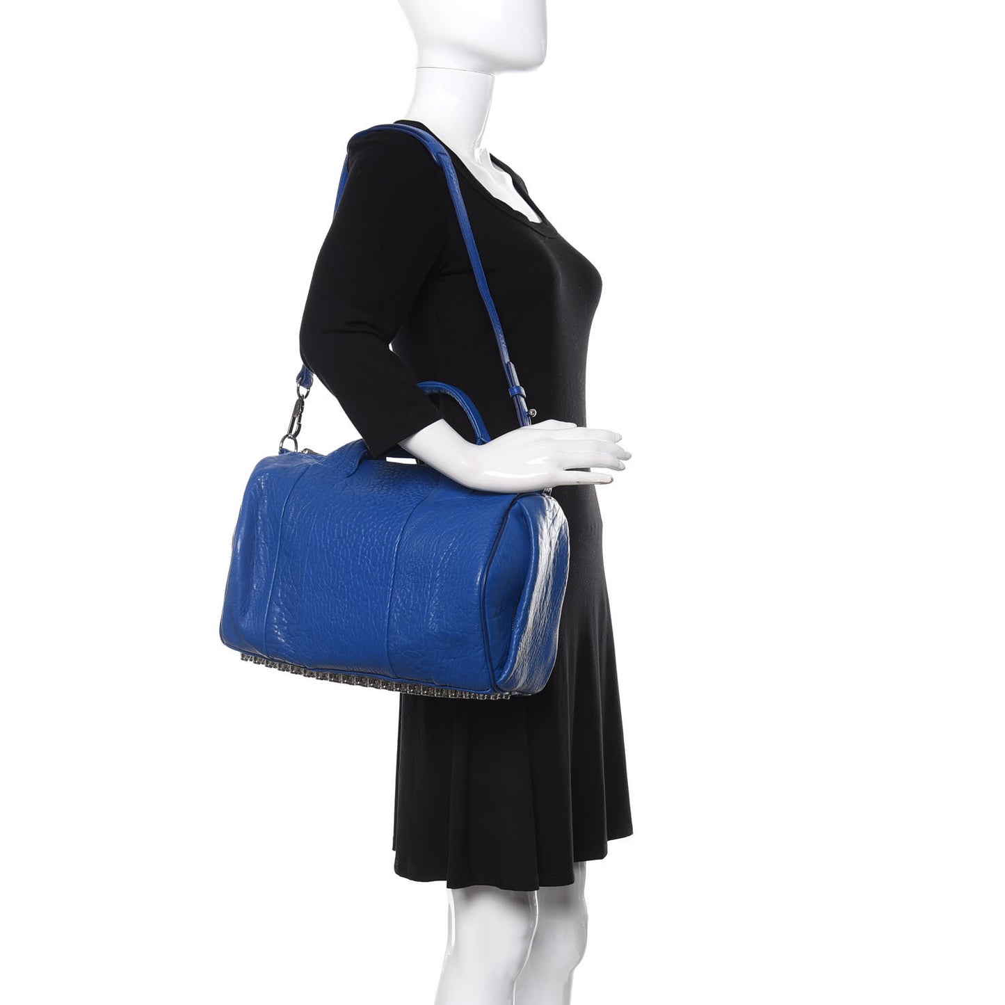 Pebbled Lambskin Rocco Royal Blue