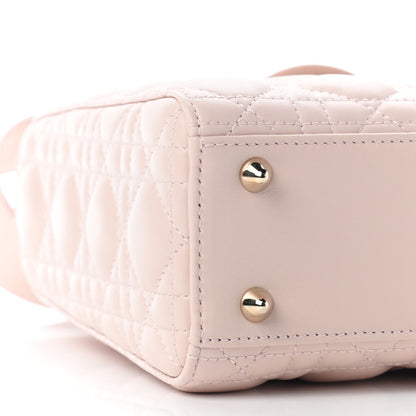 Christian Dior Lambskin Cannage Small My ABCDior Lady Dior Blush Pink 7 of 9