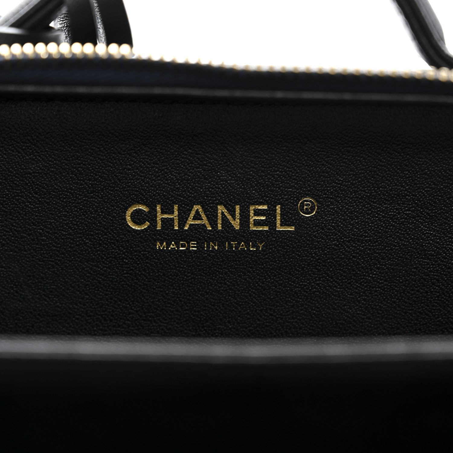 Chanel Caviar Quilted Small CC Filigree Vanity Case Navy Black 6 of 10