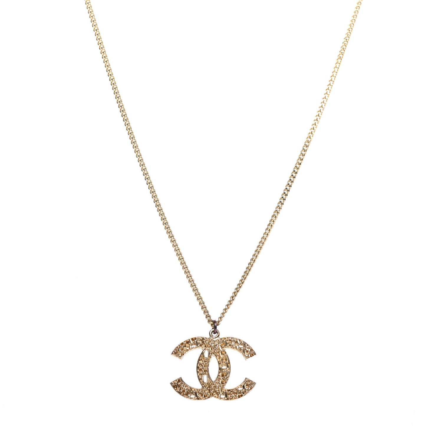 Chain CC 100 Anniversary Necklace Gold
