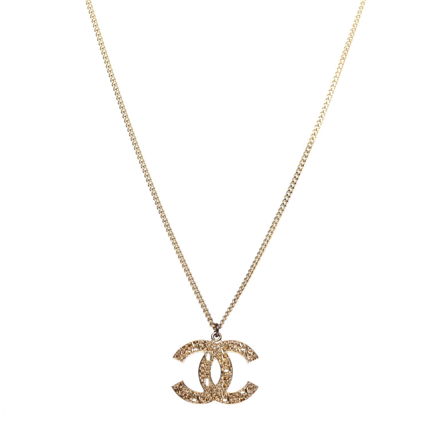 Chanel Chain CC 100 Anniversary Necklace Gold 1 of 5